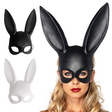 Маска кролика Maquaerade Rabbit Mask черная