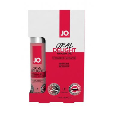 Стимулирующий гель для оральных ласк с десенсибилизацией / Oral Delight Strawberry Sensation - 30 мл