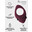 ЭРЕКЦИОННОЕ ВИБРОКОЛЬЦО PURE PASSION SUNSET WINE RED