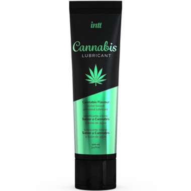 Intt Lubricant Cannabis, 100 мл Интимный гель на водной основе с ароматом канопли