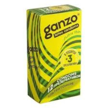 Презервативы Ganzo 15 шт в ассортименте