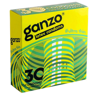Презервативы Ganzo 30 шт в упаковке