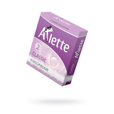 Презервативы Arlette, classic, латекс, 19 см, 5,5 см, 3 шт. в ассортименте