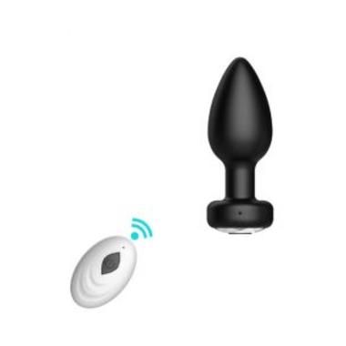 Анальная пробочка Шелк на ДУ USB