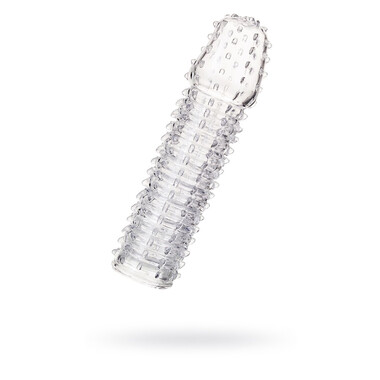 Насадка на пенис A-Toys by TOYFA Boyn, TPR, прозрачный, 15,2 см