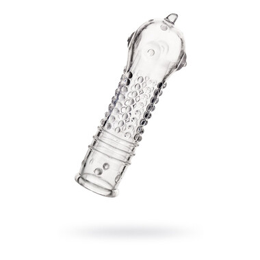 Насадка на пенис A-Toys by TOYFA Dond, TPR, прозрачный, 14,7 см