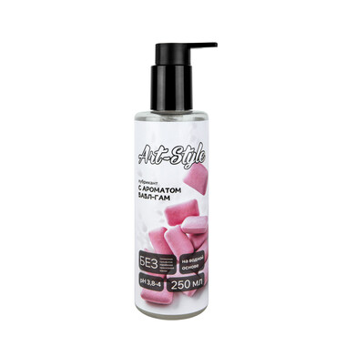 Лубрикант на Водной Основе Art-Style с ароматом Бабл Гам 250 мл