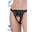Трусики для страпона RealStick Strap-On Onyx, экокожа, черные